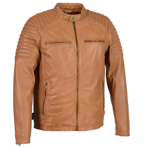 Venta caliente ropa de hombre chaqueta de cuero para adultos usan nueva chaqueta de cuero a prueba de viento de moda para hombres - Product Image 1