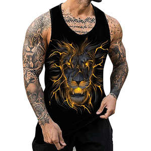 Camiseta sin mangas para hombre, chaleco deportivo sin mangas para entrenamiento, entrenamiento de gimnasia, correr y uso diario activo - Product Image 5