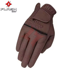 Gants d'équitation personnalisés de haute qualité en cuir avec logo professionnel Gants d'équitation unisexe Meilleure vente - Product Image 5
