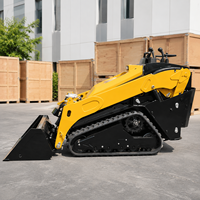 Mini-chargeuse compacte sur chenilles CE EPA 25 CV Moteur Kubota Hydraulique Multi-attaches : Godet, Fourche à palettes, Tarière