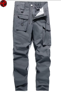 กางเกงขายาวลำลองสำหรับผู้ชาย ฤดูหนาว แบบมีซิป กันน้ำ กันลม ระบายอากาศได้ดี ผลิตจากผ้าโพลีเอสเตอร์ทอ เทคนิคกันน้ำ - Product Image 5