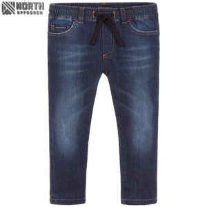 <b>Men's</b> New Design Autumn/Winter Washed Breathable Cotton Quick Dry <b>Jeans</b> Front Zip Button <b>Drawstring</b> Closure Multiple Colors Plus - Product Image 2