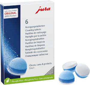Tabletas de Limpieza Originales JURA para Cafeteras Totalmente Automáticas, Paquete de 6 - Product Image 1