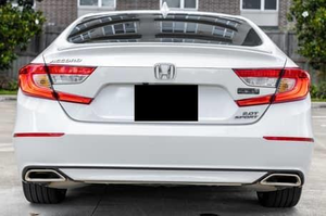 Honda Accord 2020, modèle Kei, propre, d'occasion, caméra arrière, boîte automatique, sièges en cuir, moteur turbo, pneus R19, côté gauche, foncé, à vendre - Product Image 3