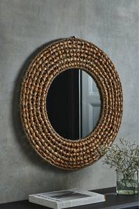 Wholesale Water Hyacinth <b>Mirror</b> Wall Decor Cheap Price Woven Seagrass <b>Mirror</b> Frame <b>for</b> Home Hotel Decor Made in Vietnam - Product Image 2