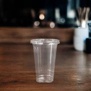Quang Quan แก้วพลาสติกทรงกลมขนาด95มม. แบบใช้แล้วทิ้งถ้วยชากาแฟเย็นขนาด16/20/24ออนซ์แบบใช้แล้วทิ้ง - Product Image 4