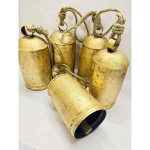 Campanas de vaca de Metal de diseño moderno de calidad de lujo campana de Navidad colgante decorativa para el hogar - Product Image 3