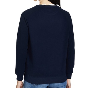 Hot Selling Women's Long Sleeve Sweatshirt Custom Made OEM Cotton <b>Polyester</b> Printed Sweatshirt Girls Coat MADE BY HS 2026 - Product Image 4