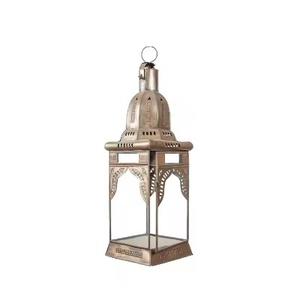 Juego de Dos Faroles Metálicos Decorativos para Mesa de Comedor y Balcón, Color Amarillo y Azul, Faroles de Pared Ecológicos para Velas de Pascua - Product Image 5