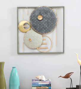 Décoration murale de luxe de haute qualité beau décor à la maison suspendu Art mural métal en laiton aluminium fer Art - Product Image 2
