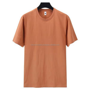 T-shirts à manches courtes avec logo imprimé personnalisé pour hommes 100% coton respirant séchage rapide extensible de haute qualité en gros doux - Product Image 2