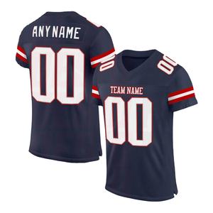 Nuevo Diseño de Camisetas Sublimadas de Fútbol Americano, Bordado Completo, Camisetas para Fanáticos del Fútbol Americano, Número de Equipo Personalizado - Product Image 1