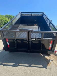 Fairly Used Premium Quality Steel Hydraulic Rear Tipper Semi Trailer Custom Color Size 14' 15-20T Payload Weberlane Dump Trailer - Product Image 2