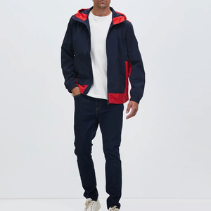 Chaqueta Softshell para hombre con estampado de logotipo personalizado 2025, cuello con capucha y cremallera frontal, chaqueta cortavientos para hombre - Product Image 2