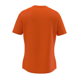 Camiseta de entrenamiento de punto con estampado para hombre - 100% poliéster y algodón jersey naranja - Product Image 4