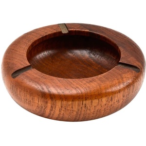 Cenicero de madera de mango hecho a mano con superficie pulida, regalo perfecto para fumadores y amantes de la artesanía de madera por igual - Product Image 4