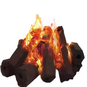 Briquetas de barbacoa de madera dura sin humo con patrón de bultos de carbón activado de alta calidad hechas de coco de aserrín de bambú-Precio bajo - Product Image 4