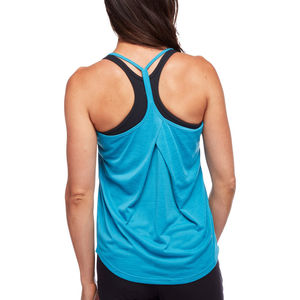 Camiseta sin mangas de ropa deportiva sólida para mujer, 100% de algodón, ecológica, transpirable, sin costuras, elástica, de punto, sin mangas, informal - Product Image 2
