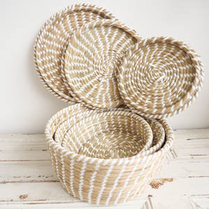 Caja organizadora de almacenamiento hecha a mano en Vietnam, de pasto marino, al precio más bajo. - Product Image 4