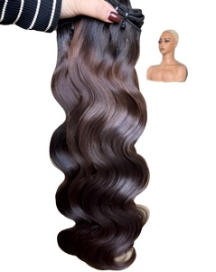 ผมแท้ 100% เรมี่ แบบเส้นเดี่ยว ลอนคลาย สีดำธรรมชาติ - Product Image 6