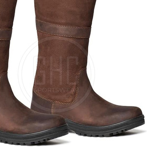 Venta al por mayor Botas de montar a caballo de cuero de alta calidad en tamaño personalizado Botas de montar largas de calidad superior - Product Image 3