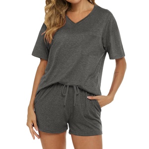 Ensemble deux pièces décontracté pour homme, imprimé, été, respirant, short, jogging, haut court, 2026 - Product Image 2