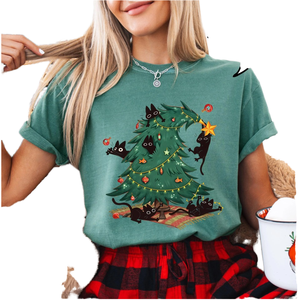 OEM Sleek Apparels Offers Stylish Quick Dry Men's T-<b>Shirts</b> <b>Christmas</b> Theme Printed Light Knitted 100% Polyester Wholesale Supply - Product Image 1