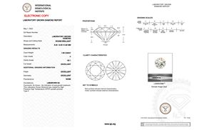 1,0 quilates F diamante blanco VS1 claridad excelente corte redondo brillante corte diamante sintético para la fabricación de joyas proveedor de Jaipur - Product Image 3