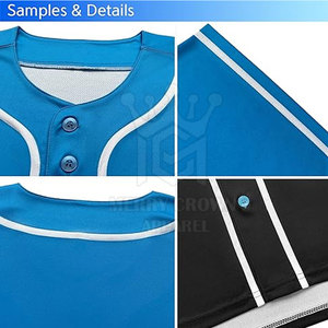 Maillot de baseball de haute qualité à vendre Maillot de baseball respirant à séchage rapide Maillot de baseball confortable - Product Image 6
