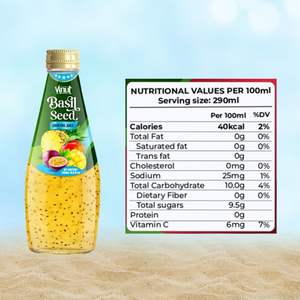 Boisson vietnamienne en bouteille de verre de 290 ml, originale, pour purée de raisin, jus frais pressé, boîte personnalisable, usine - Product Image 2