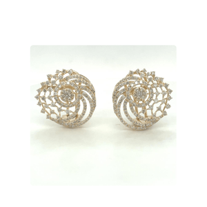 Pendientes de diamantes CVD de laboratorio de calidad superior Lujosos y versátiles para cualquier ocasión Proveedor indio - Product Image 1