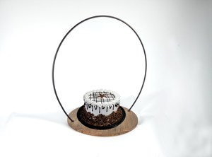 ที่ตั้งเค้กทรงกลมทำจากไม้แบบคลาสสิกถาดขนมหวานอเนกประสงค์สำหรับเค้กคัพเค้กขนมผลไม้และที่บ้านทุกวันทำใน2025อินเดีย - Product Image 6