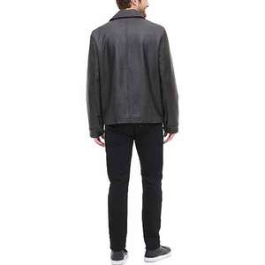 Chaqueta Bomber Unisex de Cuero de Alta Calidad, Impermeable, con Cuello Alto, Forro de Algodón, Estilo Motociclista Profesional, Hecha en Pakistán - Product Image 5