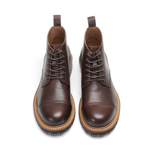 Botas Chukka de Gamuza con Cordones Clásicos y Tacón Resistente al Desgaste para Hombre, Estilo Casual de Negocios y Retro - Product Image 3
