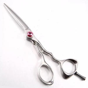Tijeras de peluquería japonesas profesionales con mango personalizado de hoja recta para uso en salón y peluquero - Product Image 1