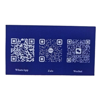 Escáner de código QR de doble cara Impresora de tarjetas de visita con servicio OEM Impresión personalizada Fabricante de Vietnam para papel recubierto de arte