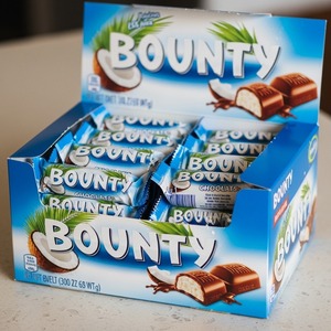 Barres de chocolat Bounty d'approvisionnement en vrac avec revêtement de chocolat au lait à la noix de coco humide Emballage OEM Livraison mondiale rapide - Product Image 5