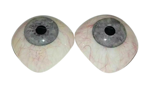 OJOS ARTIFICIALES REALISTAS COLOR GRIS PRÓTESIS HUMANAS COLOR PLÁSTICO GRIS 25PCS ...... - Product Image 4