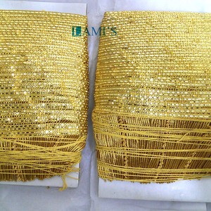 Bán Hàng Nóng Trang Trí Vàng Vàng Vàng Tua Tua Rìa Nhà Máy Bán Buôn Giá Tua Trims Và Tua Rìa Cho Rèm 2023 - Product Image 5