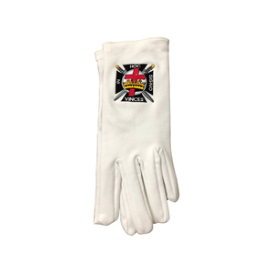 Guantes formales de cuero blanco para Piper Drummer Cadet Parade MC035 accesorio de uniforme liso - Product Image 4