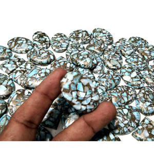 Lote de Piedras Preciosas de Larimar de Cobre Natural, Forma Mixta, Precio al por Mayor, Pulido, Tamaño Mixto, Lote de Cabujones de Larimar de Cobre para Joyería - Product Image 3