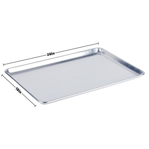 <span class=keywords><strong>Plaque</strong></span> <span class=keywords><strong>de</strong></span> <span class=keywords><strong>cuisson</strong></span> en aluminium <span class=keywords><strong>de</strong></span> 18 x 26 pouces, épaisseur <span class=keywords><strong>de</strong></span> fil <span class=keywords><strong>de</strong></span> calibre 19, avec rebord, <span class=keywords><strong>pour</strong></span> pâtisserie, personnalisable, <span class=keywords><strong>pour</strong></span> <span class=keywords><strong>four</strong></span> <span class=keywords><strong>de</strong></span> boulangerie - Product Image 2