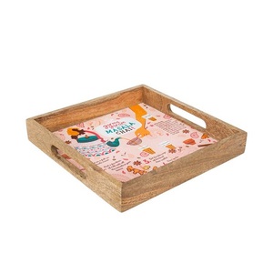 Accueil Hôtel Dîner Table Décoration Plats De Service Plateau Émail Finition Serveur Plateau Plateau Top Qualité Alimentaire Serveur Plateau - Product Image 2