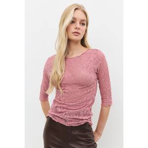 Camiseta de Algodón 100% para Mujer, Corte Regular, Cuello Redondo, Manga Larga, para Verano, Tallas XS a 5XL - Product Image 4