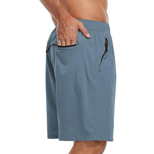 กางเกงขาสั้นชายหาดของผู้ชายกางเกงออกกำลังกายเอวยางยืดแห้งเร็วผ้าไนลอนสำหรับฤดูร้อนกันน้ำ - Product Image 2