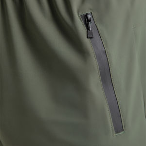 กางเกงยิมขาสั้นผู้ชายแบบแห้งเร็ว5นิ้ว90% โพลีเอสเตอร์10% สแปนเด็กซ์การฝึกวิ่ง6XL แบบทึบมีกระเป๋าขนาด - Product Image 2