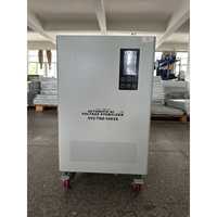 Stabilisateur de tension monophasé 50 kVA 220 V CA SVC à servomoteur, AVR entièrement en cuivre pour centre de données