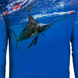 Manches longues nouvelle mode impression par sublimation personnalisée hommes chemise de pêche impression de logo personnalisé hommes chemise de pêche - Product Image 6