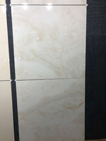 Carreaux de porcelaine polis à texture marbre beige classique moderne, texture solide, décoration murale intérieure, antibactérien, pare-feu