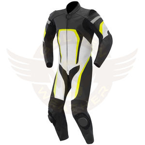 Chaqueta de Entrenamiento de Manga Larga, Diseño Personalizado, de Cuero de Alta Calidad, para Carreras de Karts y Motociclismo, Transpirable, Anti-UV, con Logotipos, Unisex - Product Image 3